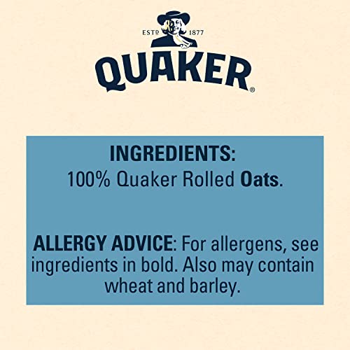 Quaker British Porridge Rolled Oats 1kg 12