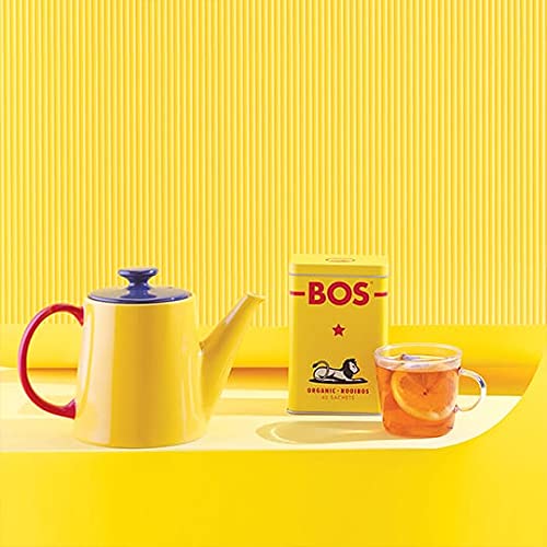 BOS Organic Rooibos Caffeine Free Tea Sachets Tin, 40 Tea Bags, 100g 4