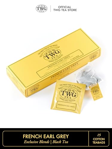 TWG Tea French Earl Grey Black Tea with Citrus Fruits & Blue Cornflowers 11