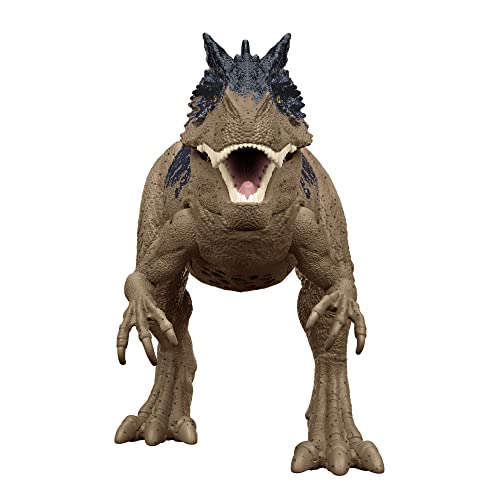 Jurassic World Roar Attack Allosaurus Dinosaurier Actionfigur Spielzeug für 4-Jährige &amp;