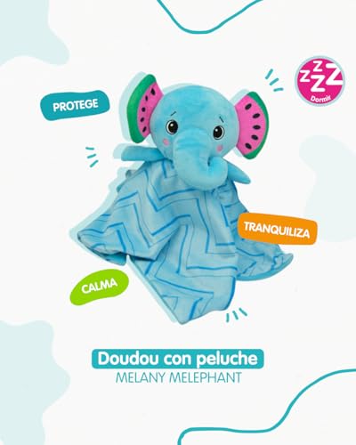 DOUDOUDOU with Melany MELEPHANT FROOTIMALS Plush - Multicoloured Soft Toy for Kids