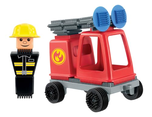 Stickle Bricks Fire Engine Construction Set - Building Toy for Toddlers 18M+