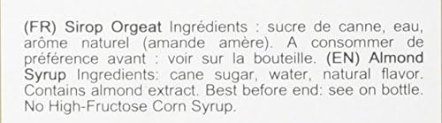1883 Maison Routin Almond Syrup - Premium Beverage Syrup 1000ml