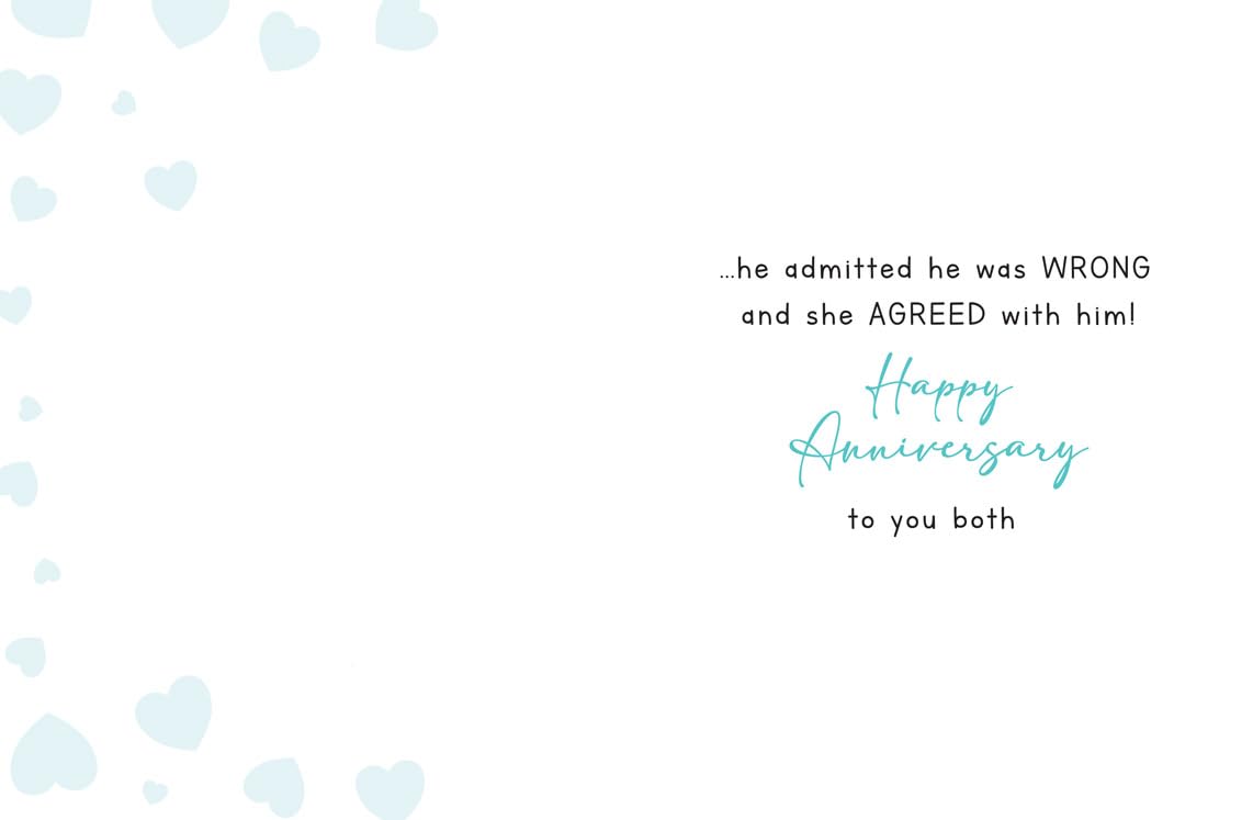 Piccadilly Greetings Anniversary Card - Humorous B&W Photo Design | 8 x 6 Inches 2