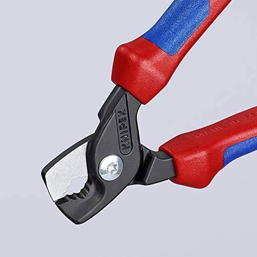 KNIPEX StepCut 160 mm Wire Cutter - Ergonomic, Lightweight, and Durable Cable Shears for Copper and Aluminium Cables