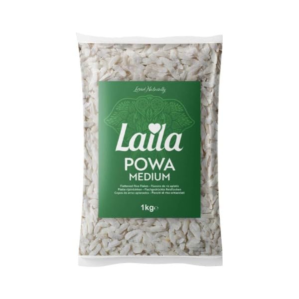 LAILA Powa Medium Rice Flakes - 1kg Multi-Use for Poha & Snacks 1