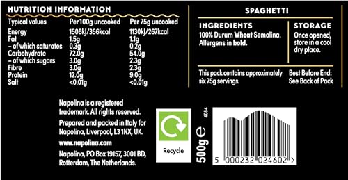 Napolina Spaghetti 500 g