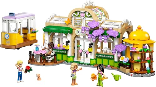 LEGO Friends Plant Café & Flower Shop - Building Set with 4 Mini Dolls and Tram, 1138 Pieces 18