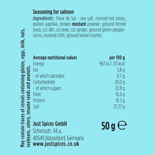 Just Spices - Salmon Seasoning 50g