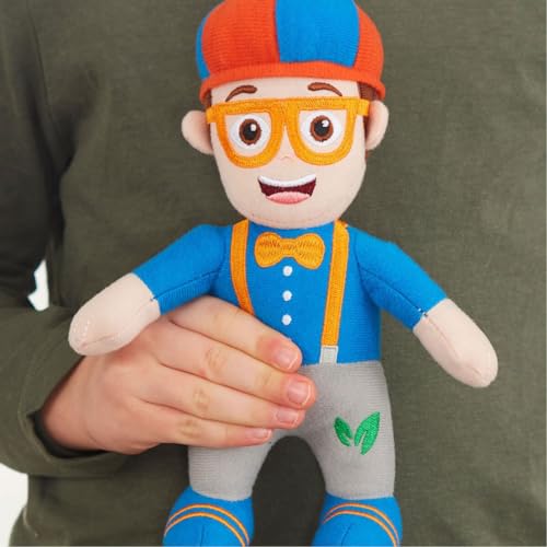 Blippi Öko-Stofftier, 100 % recycelte Materialien, Blippi-Geschenk, nachhaltiges Spielzeug, Supe