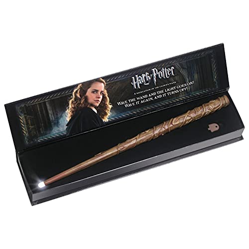 The Noble Collection Harry Potter Hermione Granger Illuminating Wand Replica (HP-HERMIONE-WAND)