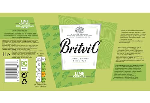 Britvic Lime Cordial - Refreshing Fruit Cordial (1 Litre) 2