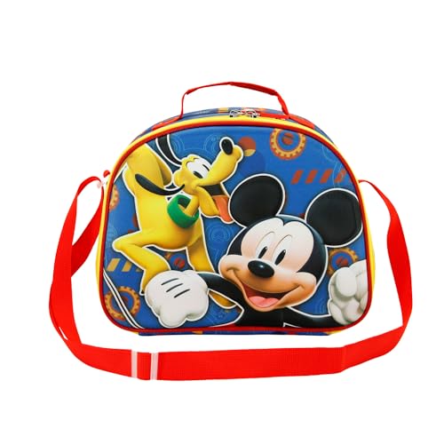 Mickey Mouse Happy Friends-3D Lunchtasche, Blau