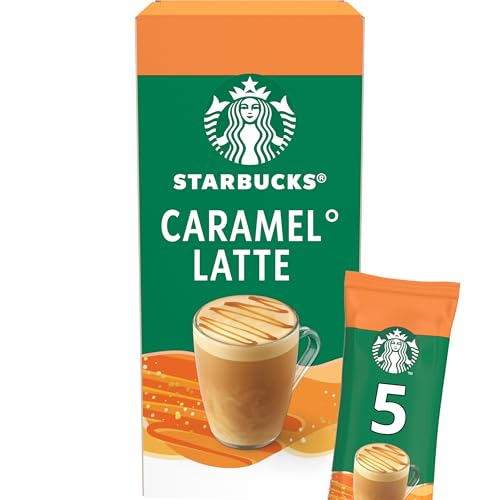 STARBUCKS Caramel Latte Premium Mix Instant Coffee - 60 Sachets (12 x 5) 5