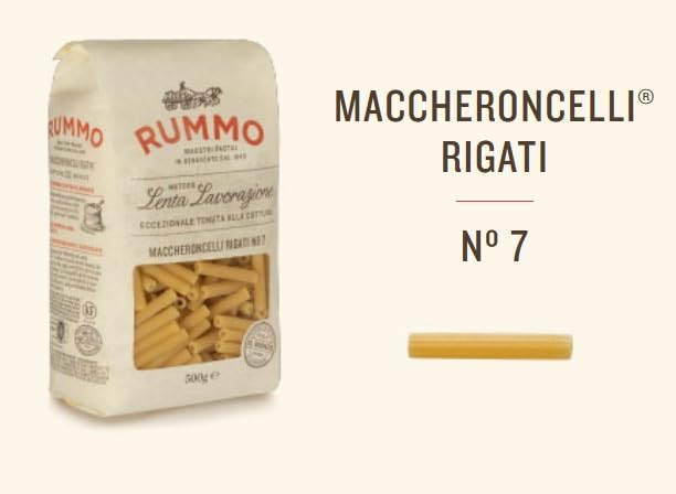 Rummo Maccheroncelli Rigati No. 7 – 500g Ridged Italian Pasta 3