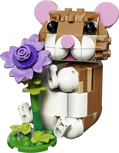 LEGO Creator 3in1 Cute Hamster with a Flower Building Set | 166 Pieces | Ages 7+ 9