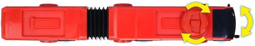 Dickie Volvo 7900 E City Bus Toy Vehicle - 40cm Red Play Bus for Kids 2