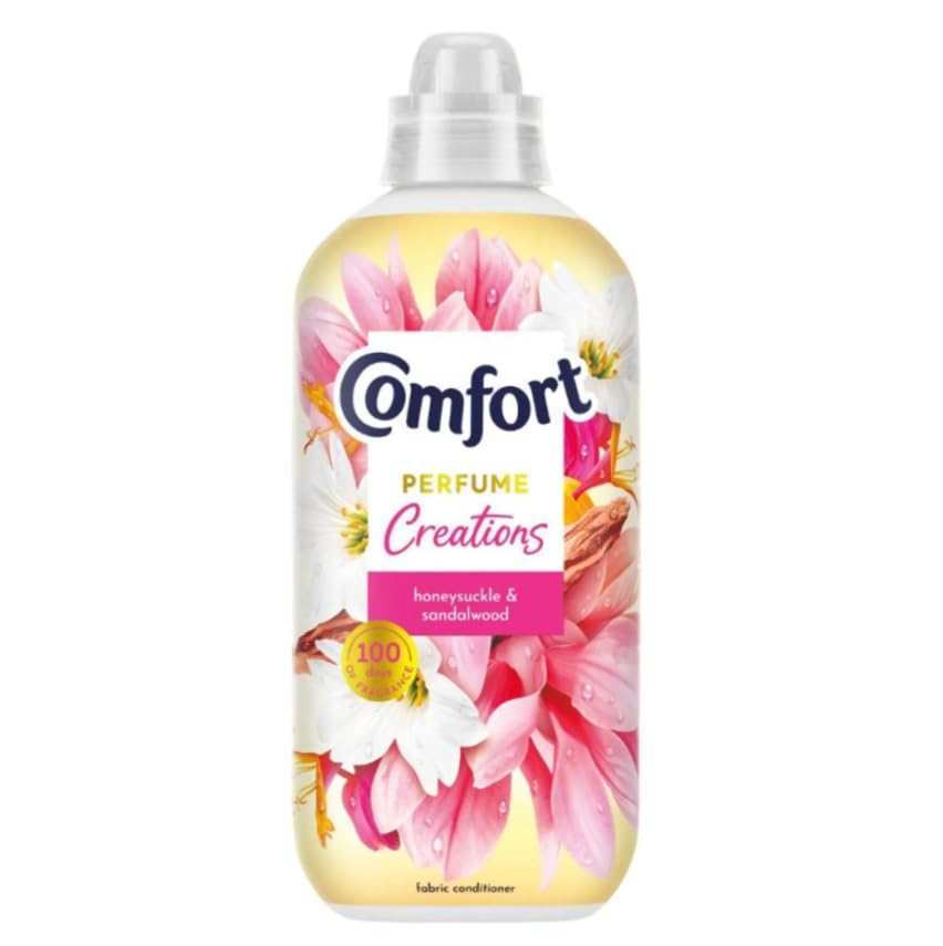 Comfort Creations Honeysuckle Liquid Fabric Softener - 780ml | 26 Washes | Long-Lasting Freshness 1
