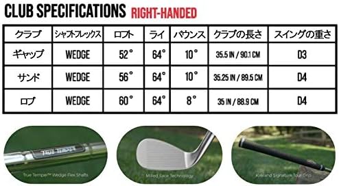 Kirkland Signature 3 Piece Golf Wedge Set - Right Handed