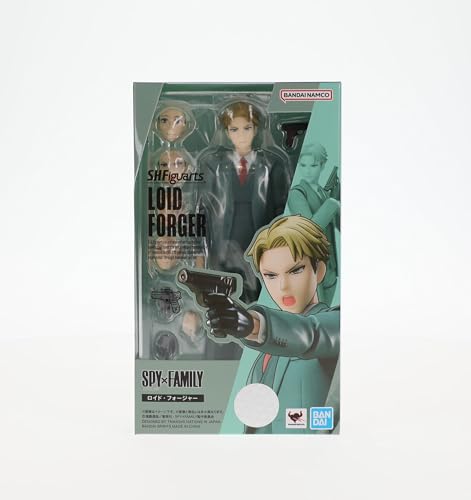 Bandai Tamashii Nations S.H.Figuarts Loid Forger Action Figure - Spy x Family Collectible for Ages 15+