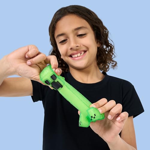 Heroes of Goo Jit Zu Minecraft Stretchy Figure - Creeper with Crunchy Filling 4