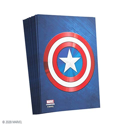 Fantasy Flight Games Marvel Champions Official Sleeves: Marvel Blue - Card Game Accessories