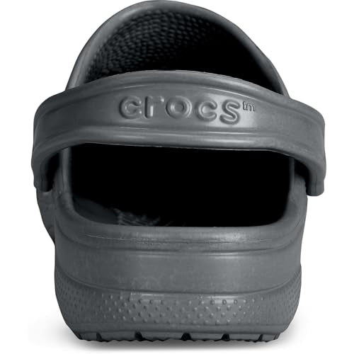 Crocs Unisex Baya Clogs - Lightweight, Durable, and Footwear in Graphite, Size 9 UK Men/10 UK Women