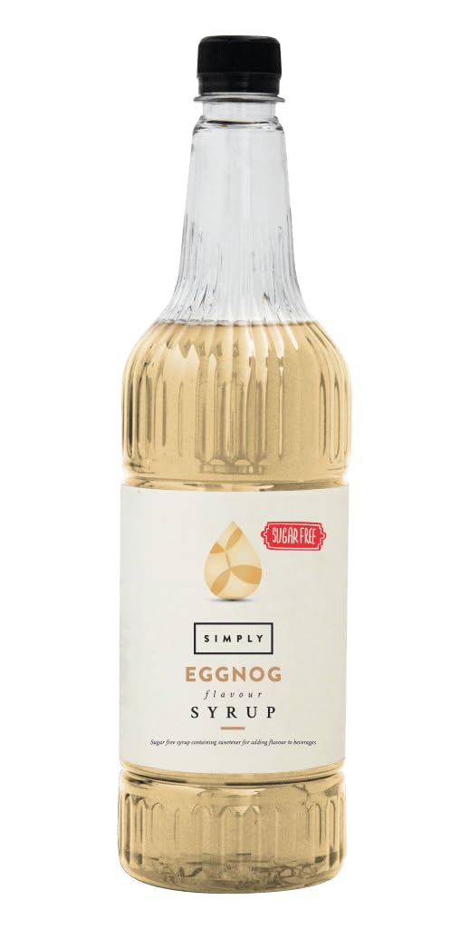 Simply - Sugar Free Eggnog Syrup, Low Calorie Vegan & Nut Free Beverage Syrup
