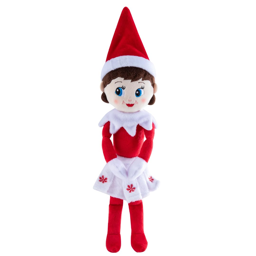 Elf on the Shelf Plushee Pal Snuggler - 12-inch Cuddly Plush Girl Elf 9
