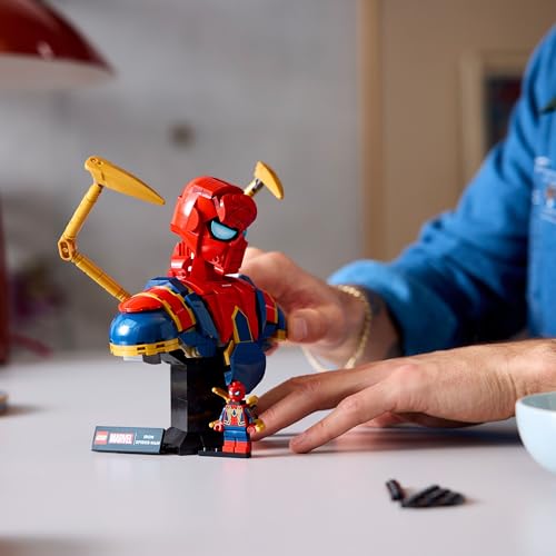 LEGO Marvel Iron Spider-Man Bust - Buildable Display Model for Adults (76326) 9