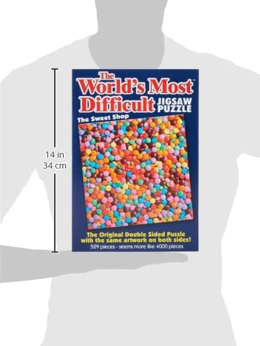 World's Most Difficult Jigsaw Puzzle - The Sweet Shop 529pc Double-Sided Challenge