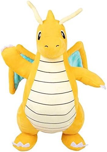 Pokémon Dragonite Plush Toy - 30 cm Cuddly Stuffed Animal for Kids 24 Months+