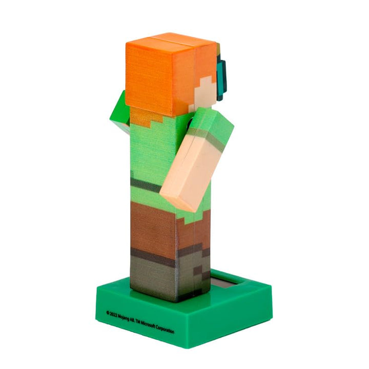 Puckator Minecraft Alex Solar-Powered Dancing Statue (FF138)