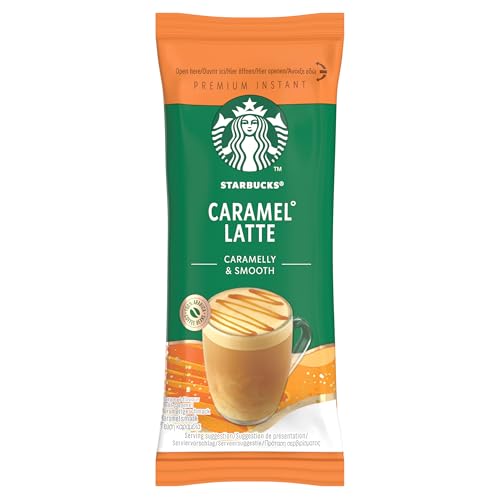 STARBUCKS Caramel Latte Premium Mix Instant Coffee - 60 Sachets (12 x 5) 7