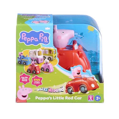 Peppa Pig Whizz Around Peppa's Little Red Car Motorised Vehicle for Ages 2+