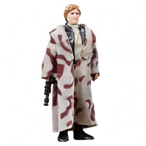 Hasbro Star Wars Retro Collection Han Solo (Endor) Action Figure - 3.75-Inch Scale, Ages 4+