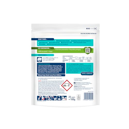 Dr. Beckmann - MAGIC LEAVES BIO Laundry Detergent Sheets (25 Sheets) 7