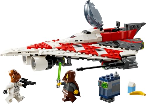 LEGO Star Wars Jedi Bob’s Starfighter Buildable Toy Vehicle - 305-Piece Set for Ages 8+ 9