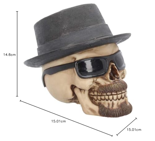 Nemesis Now Badass Skull Figurine with Sunglasses and Fedora (K3106H7)