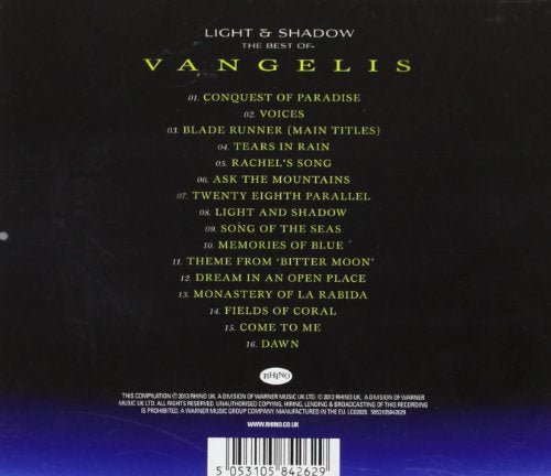 Vangelis - Light and Shadow: The Best of Vangelis [CD]