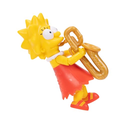JAKKS Pacific The Simpsons - Lisa Simpson 12.7cm Action Figure with Saxophone 8