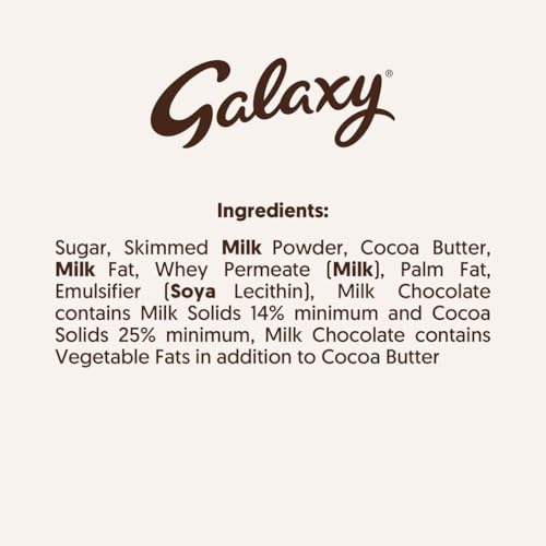 Galaxy Smooth Milk Chocolate Bar - 360g for Movie Night Indulgence [Chocolate Snack]