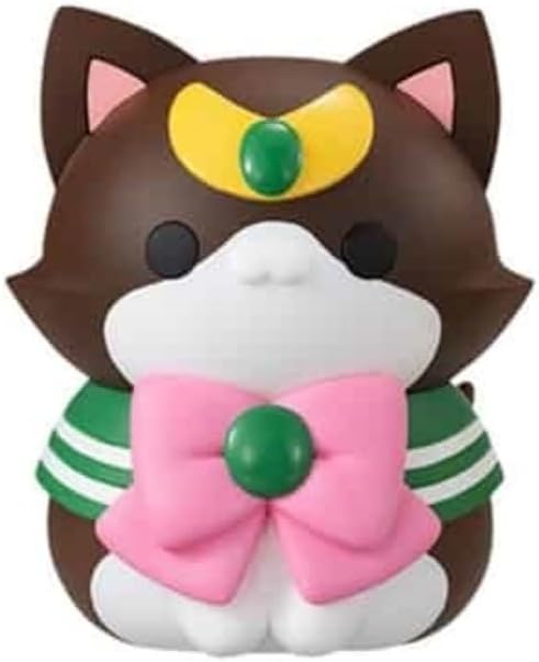 Megahouse Pretty Guardian Sailor Moon Nyanto! The Big Nyaruto Series Sailor Jupiter 10 cm Figure - Brown, Pink, White 5