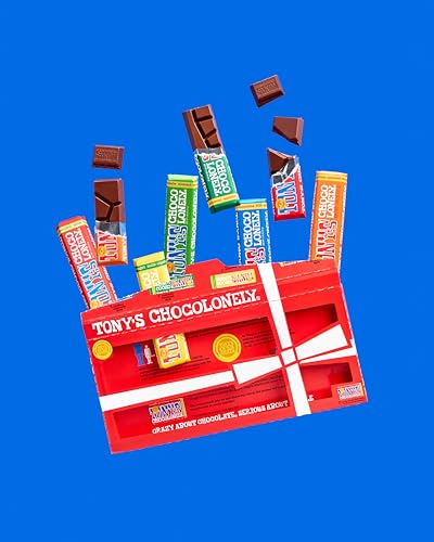 Tony's Chocolonely Extended Rainbow Tasting Pack - 8 Bars, 385g, Assorted Flavours