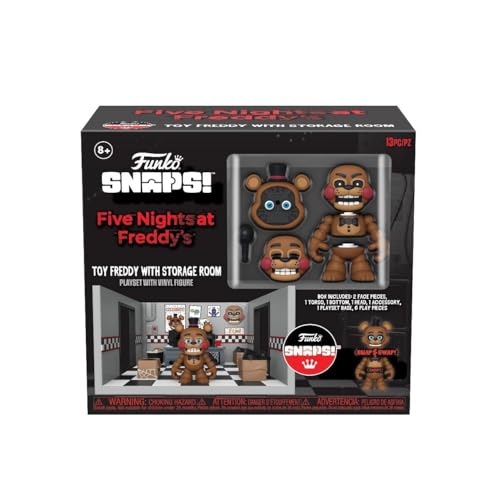 Funko Five Nights At Freddy's (FNAF) Snap - Chica Playset - Security Room Collectible (67696)