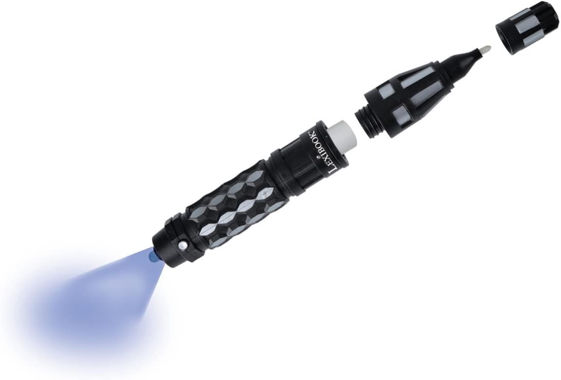 Lexibook Spy Mission - Invisible Ink UV Light Spy Pen for Secret Messages 3