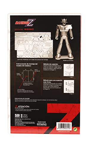 Mazinger Z 3D Metal Puzzle Kit - 72-Piece Building Set for Ages 14+