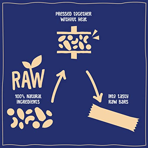 Nakd Blueberry Muffin Raw Fruit & Nut Bars - Vegan, Gluten Free, No Added Sugar - 35g x 18 6