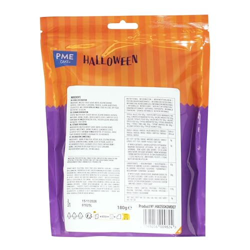 PME - Halloween Marshmallow Cake Toppers Pack of 12 Ghosts (180g) 7