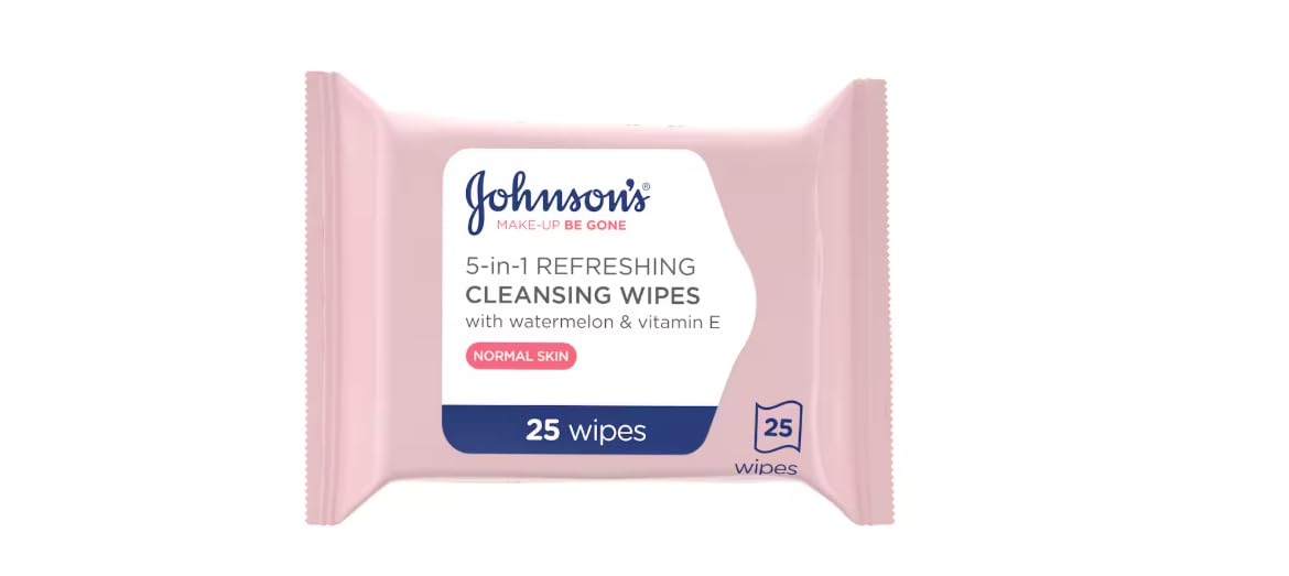 Johnson & Johnson Make-Up Be Gone Refreshing Cleansing Wipes (Pack of 25) 4